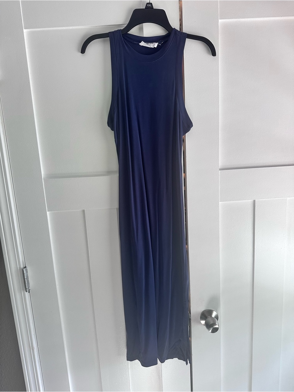 Double Zero Navy Sleeveless Maxi Dress